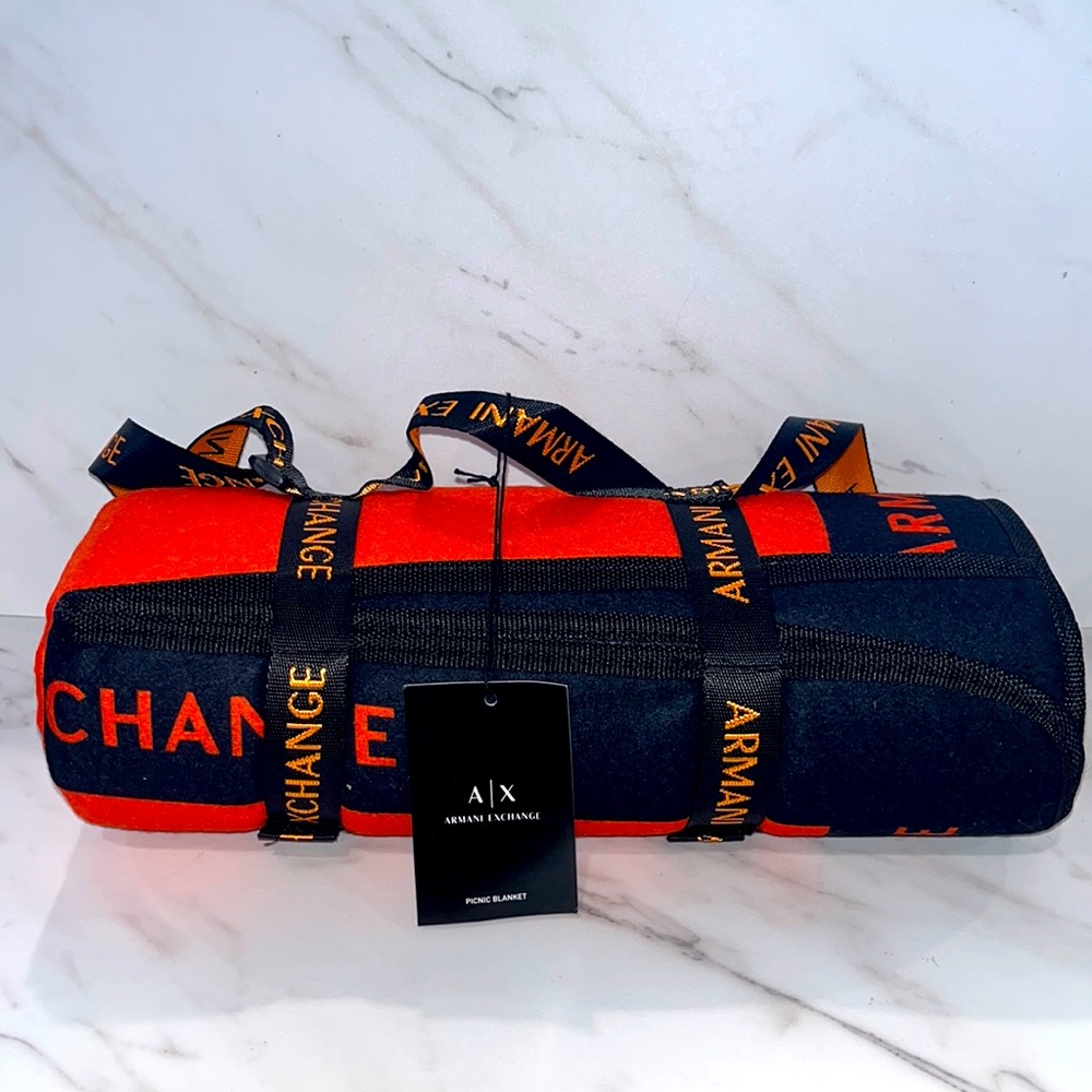 NWT AX Armani exchange picnic blanket